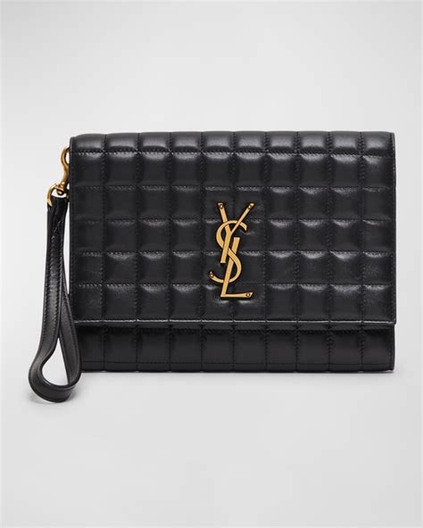 ysl mesh pouch|YSL clutch women.